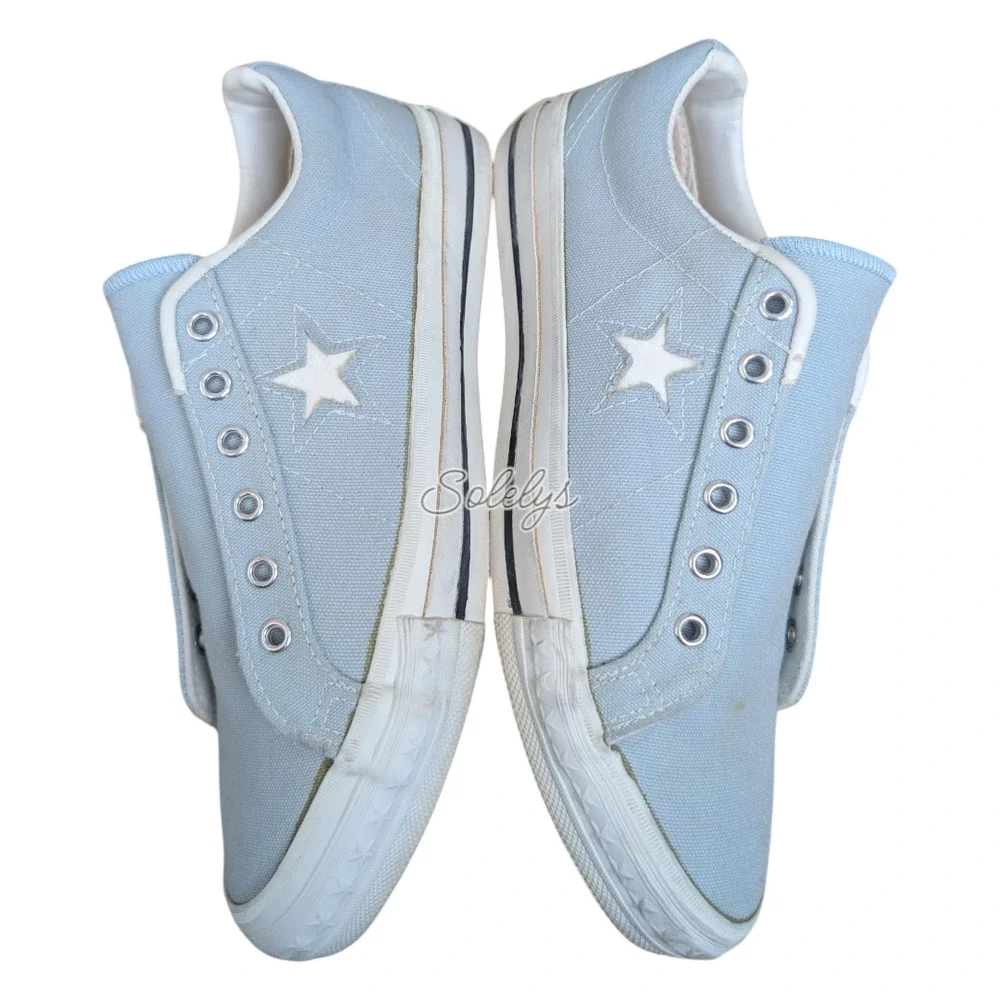 CONVERSE One Star 95 Vintage 1990s Ox Low Sky Blue Made in USA Sneaker Bundle 8
